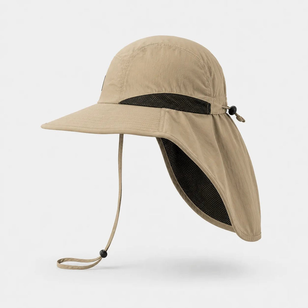 Chapeau de pêche anti-UV large bord, réglable | Sillure
