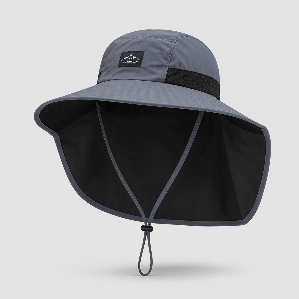 Chapeau de pêche anti-UV large bord, réglable | Sillure