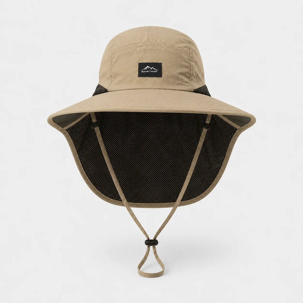 Chapeau de pêche anti-UV large bord, réglable | Sillure