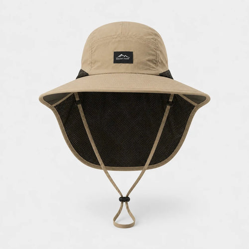 Chapeau de pêche anti-UV large bord, réglable | Sillure