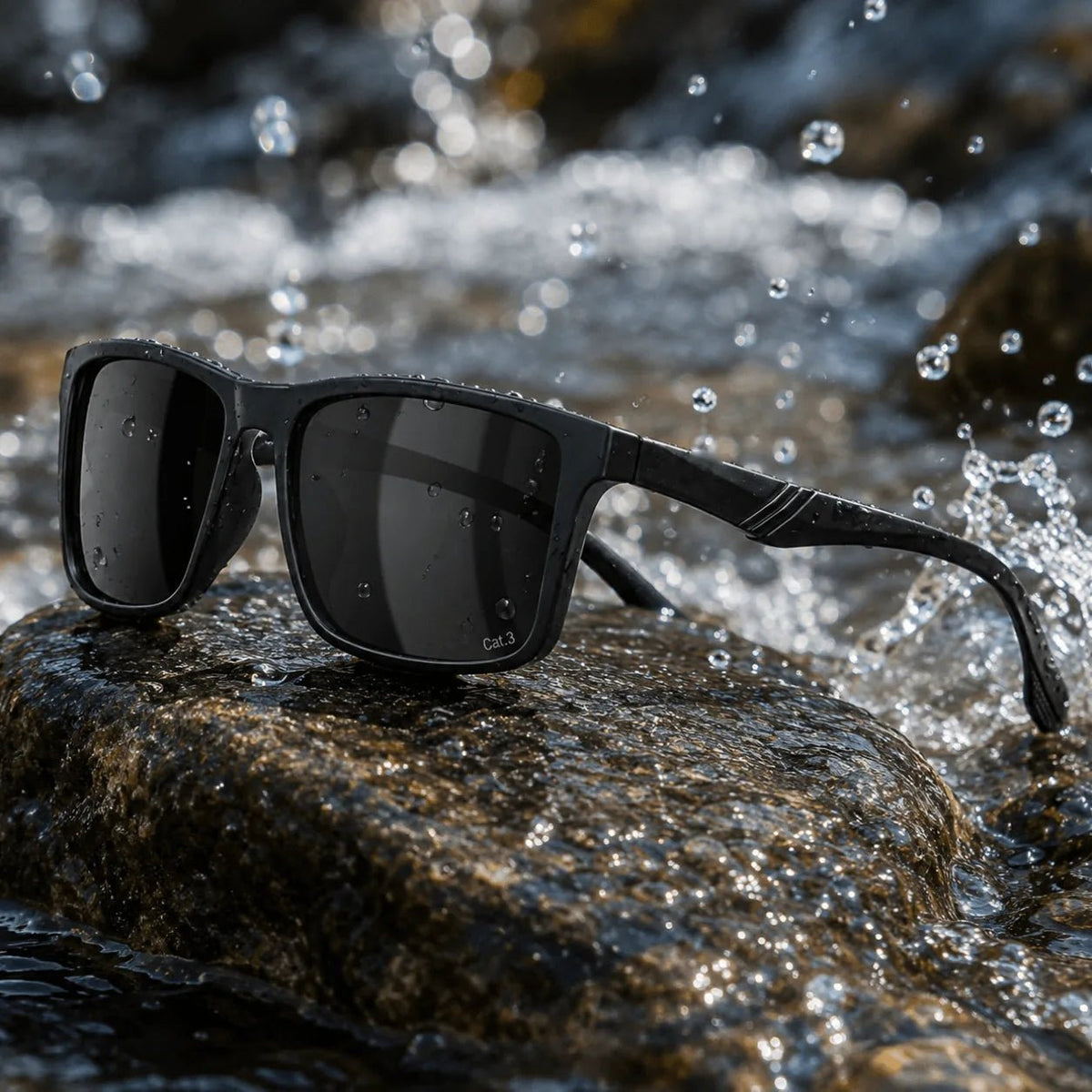 Lunettes polarisées pêche anti-UV, anti-reflets eau | Sillure