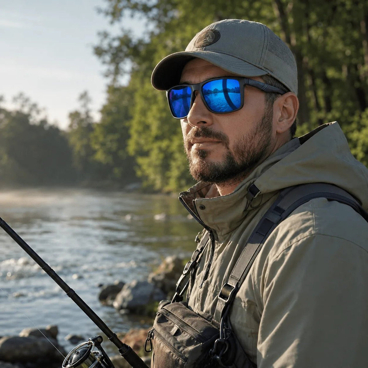 Lunettes polarisées pêche anti-UV, anti-reflets eau | Sillure