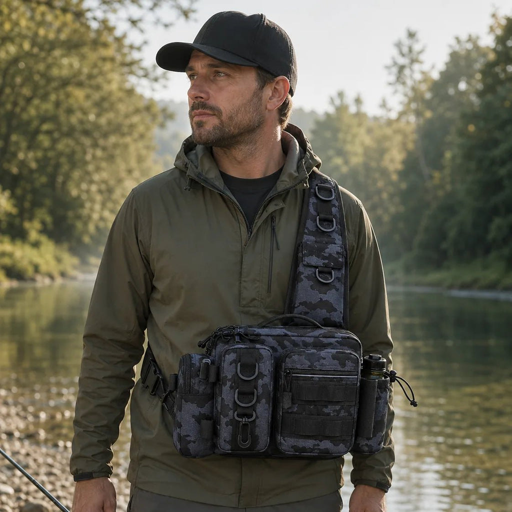 Sac bandoulière pêche au leurre, sling porte-leurres | Sillure