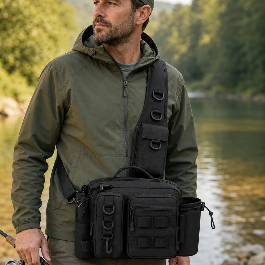 Sac bandoulière pêche au leurre, sling porte-leurres | Sillure